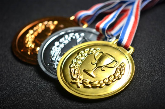 Medallas de ganadores de olimpiadas