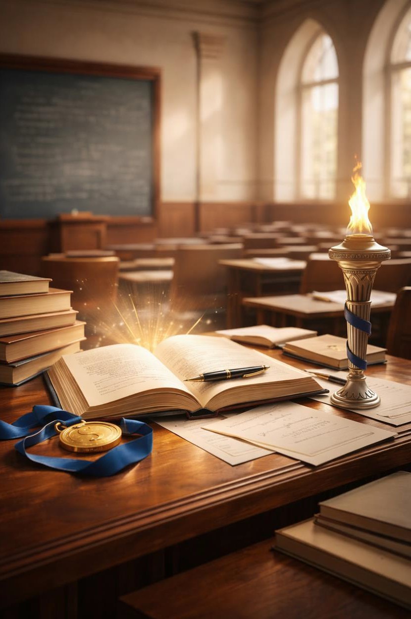 imagen de olimpiada gramaticales libro a la luz de una vela