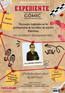 Expediente cómic: Personajes inspirados en los protagonistas de los cómics de nuestra Biblioteca