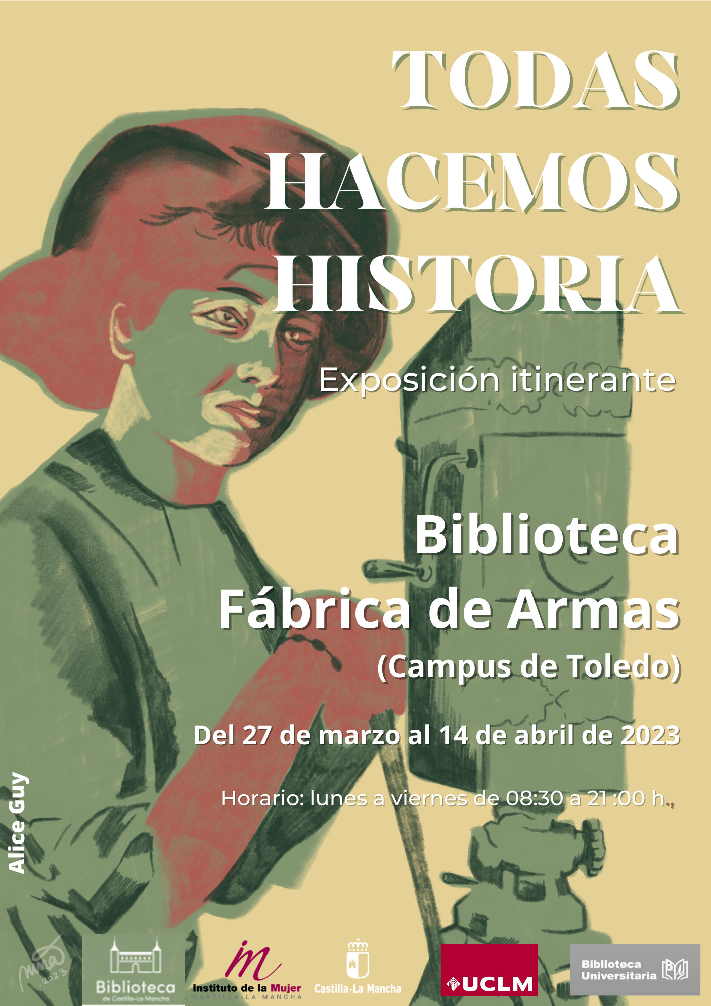Exposición en la Biblioteca de Fábrica de Armas. Campus de Toledo