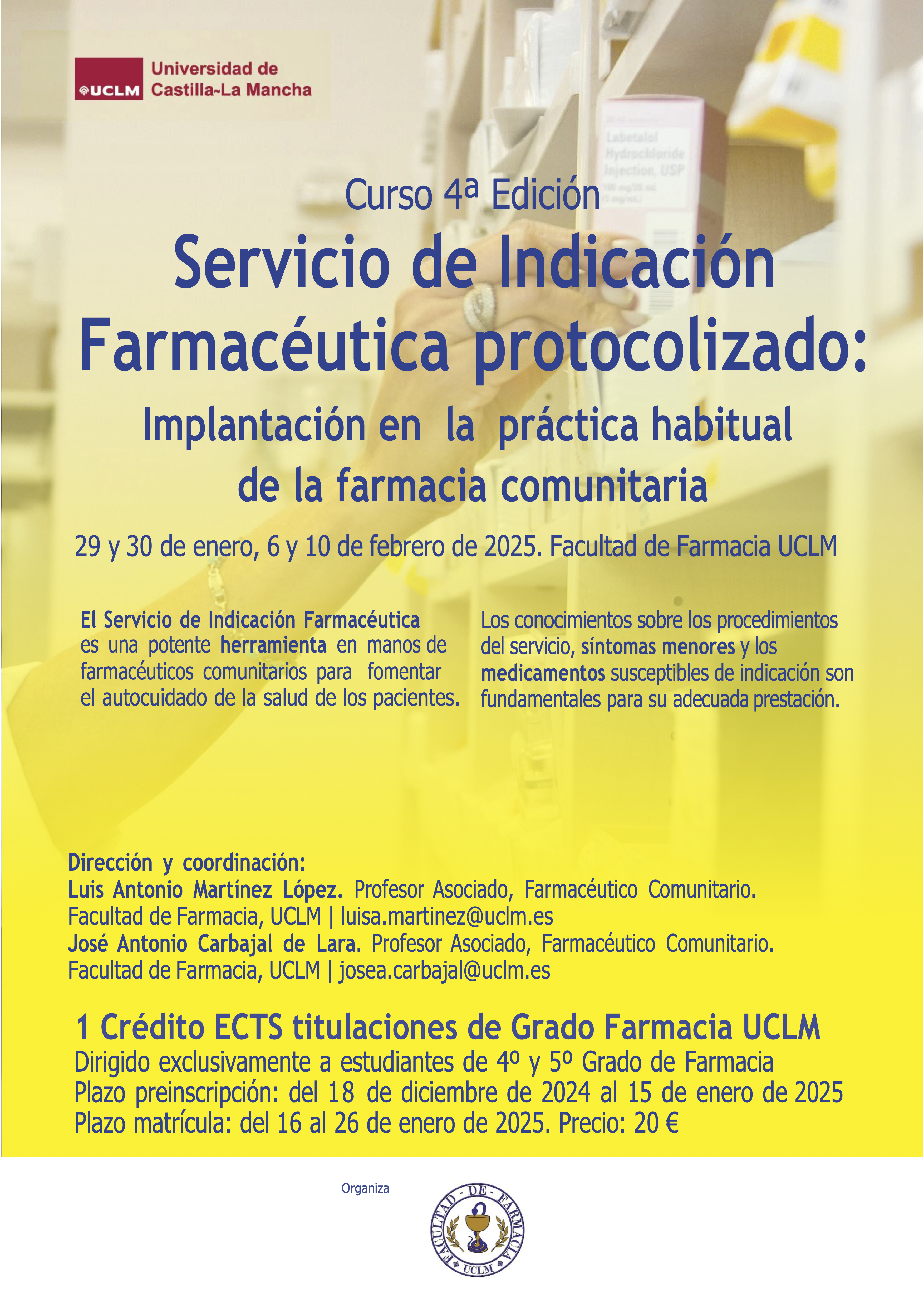 4ª Edición Servicio de Indicación Farmacéutica protocolizado