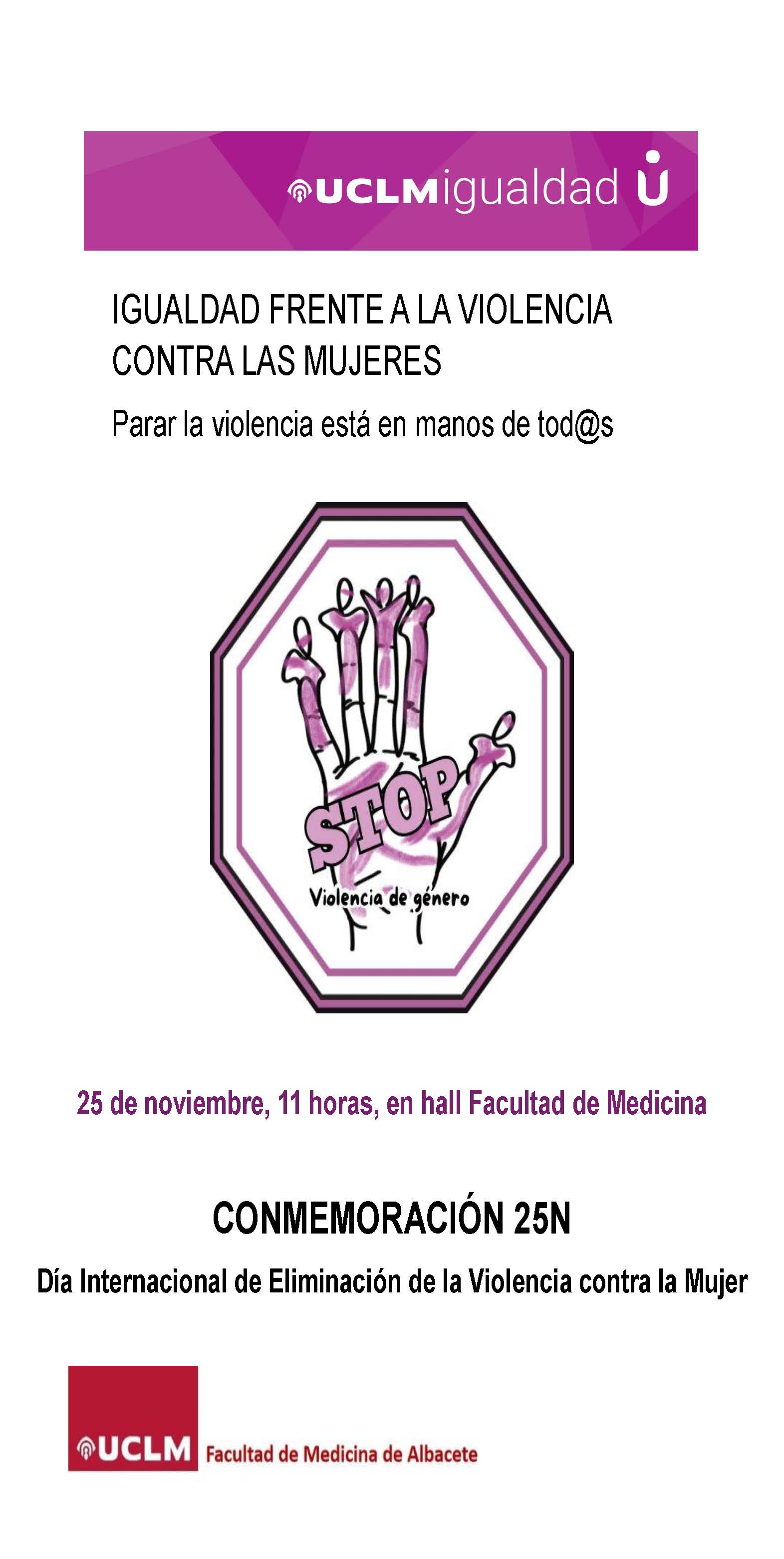 DIA INTERNACIONAL VIOLENCIA CONTRA LA MUJER