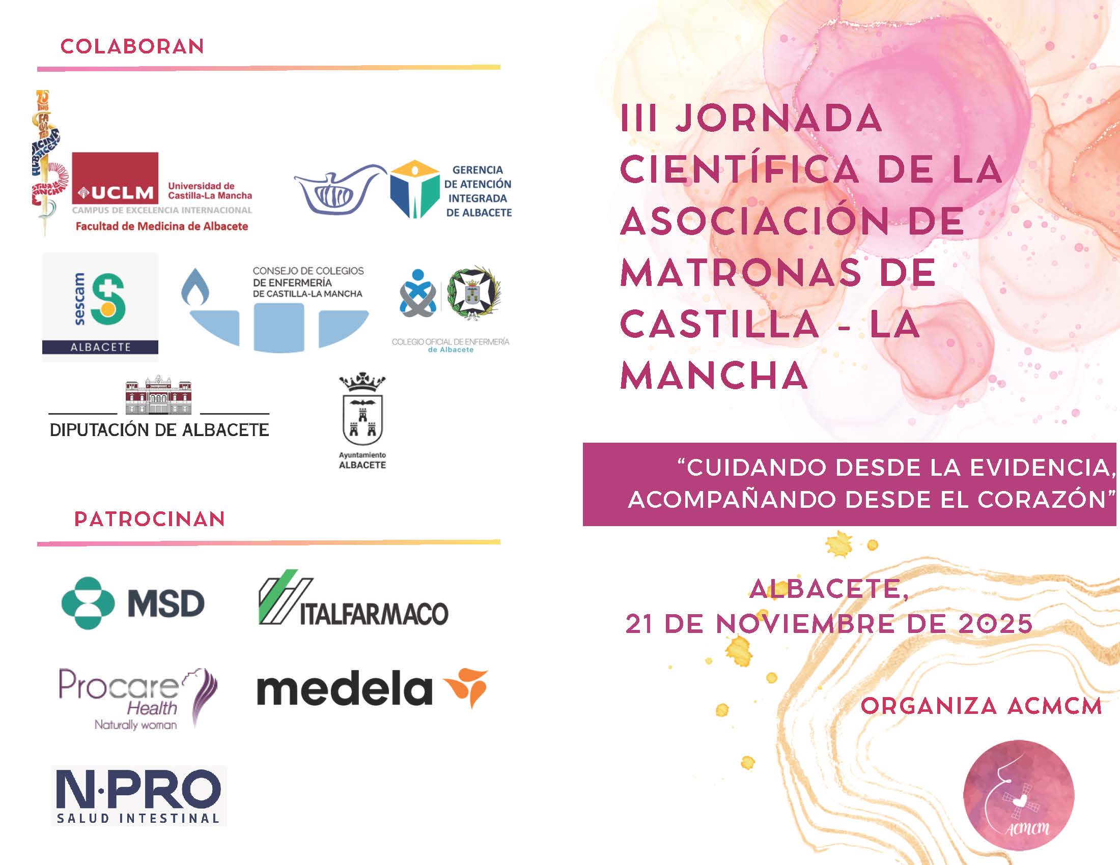 III JORNADA CIENTIFICA MATRONAS C-LM