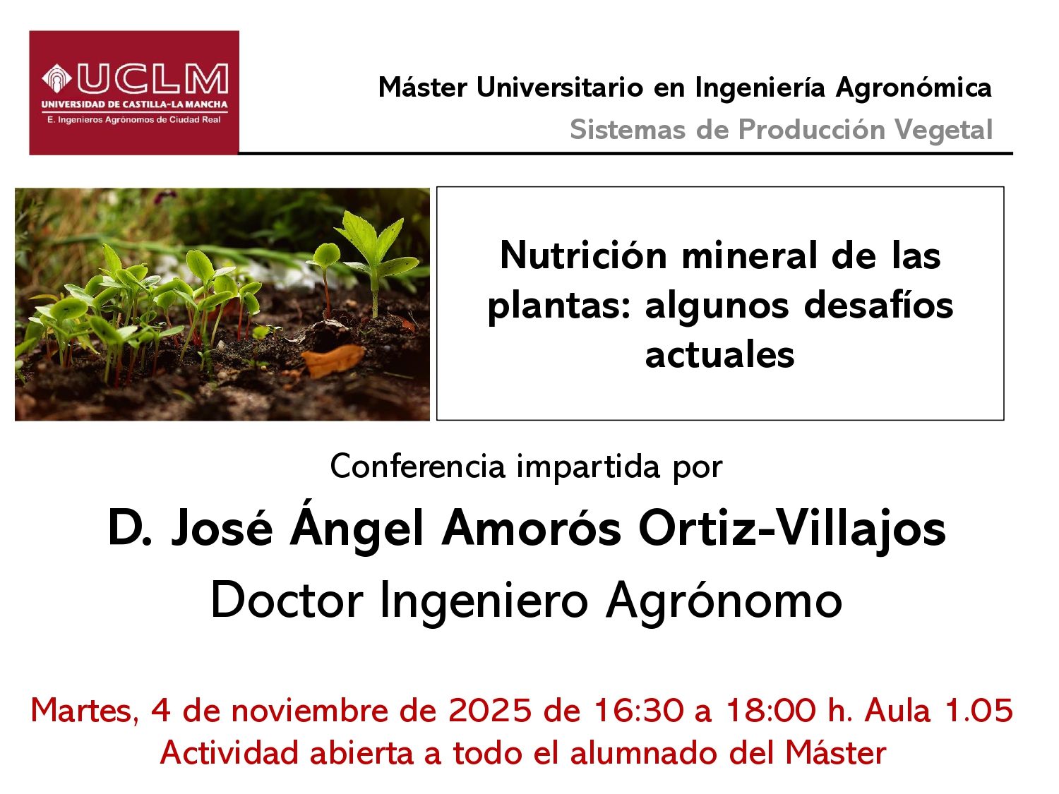 Conferencia Nutrición Mineral