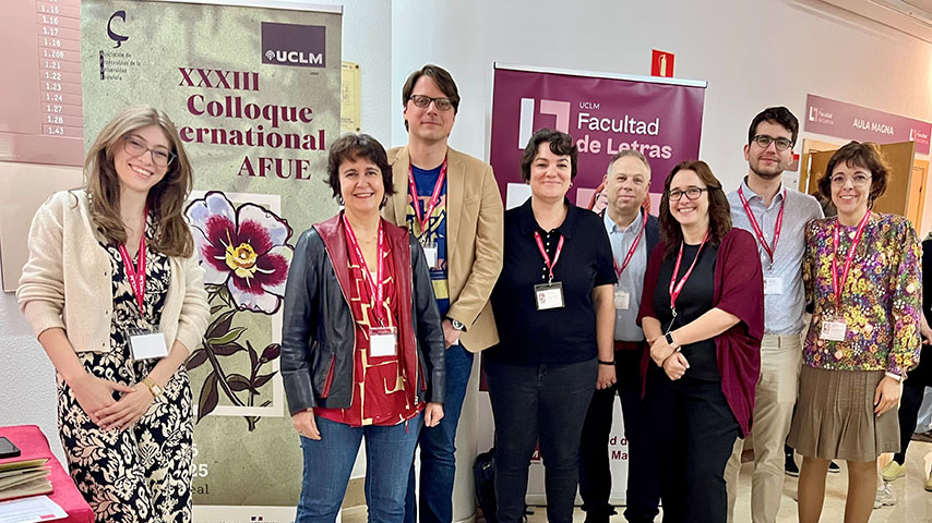 Equipo organizador del Congreso Anual de la Asociación de Francesistas de la Universidad Española (AFUE)