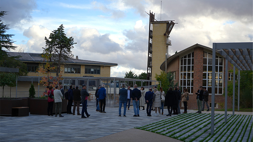 Inauguración del espacio Ágora en el campus de Cuenca.