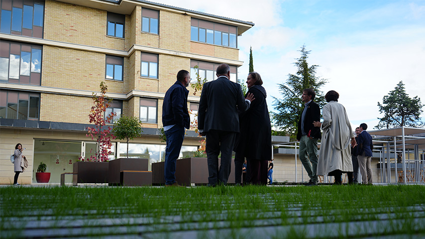 Inauguración del espacio Ágora en el campus de Cuenca.