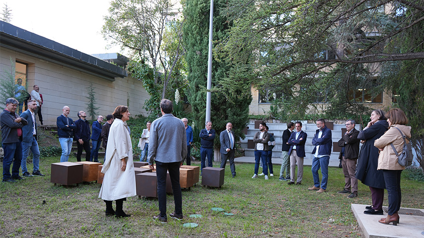 Inauguración del espacio Ágora en el campus de Cuenca.